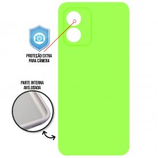 Capa Motorola Moto E13 - Cover Protector Verde Limão
